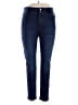 Nine West Solid Blue Jeans Size 14 - photo 1