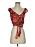 Altar'd State 100% Rayon Orange Sleeveless Blouse Size S - photo 1