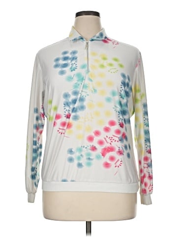 Bette & Court Long Sleeve Polo (view 1)
