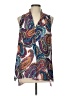Spense 100% Polyester Paisley Blue Sleeveless Blouse Size L - photo 1
