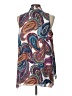 Spense 100% Polyester Paisley Blue Sleeveless Blouse Size L - photo 2