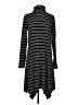 Mossimo Stripes Black Casual Dress Size S - photo 1