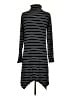 Mossimo Stripes Black Casual Dress Size S - photo 2