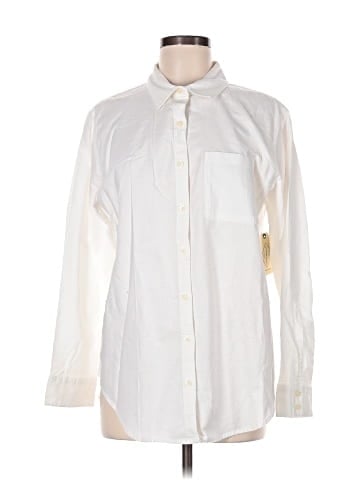St. John's Bay Long Sleeve Button-Down Shirt (view 1)