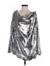 Akira 100% Polyester Silver Cocktail Dress Size M - photo 1