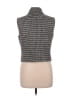 Theory Houndstooth Gray Vest Size 10 - photo 2