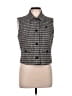Theory Houndstooth Gray Vest Size 10 - photo 1