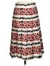 J.Crew 100% Polyester Print Red Casual Skirt Size 2 - photo 1