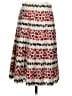J.Crew 100% Polyester Print Red Casual Skirt Size 2 - photo 2