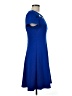 AGB Solid Blue Casual Dress Size 8 - photo 4