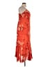 Reformation Orange Cocktail Dress Size 14 - photo 4