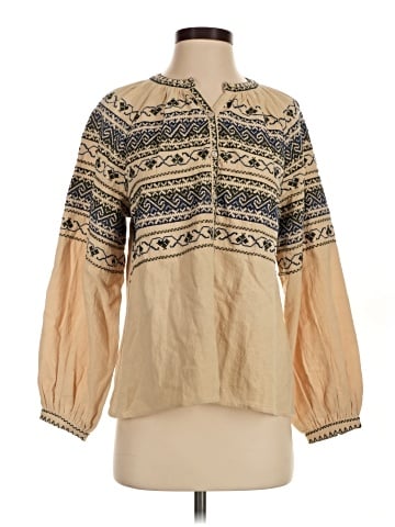 Antik Batik Long Sleeve Blouse (view 1)