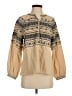 Antik Batik Tan Long Sleeve Blouse Size S - photo 1