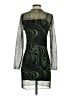 Primark Graphic Green Cocktail Dress Size XS - photo 2