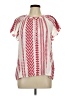 Dylan 100% Cotton Red Short Sleeve Blouse Size L - photo 1