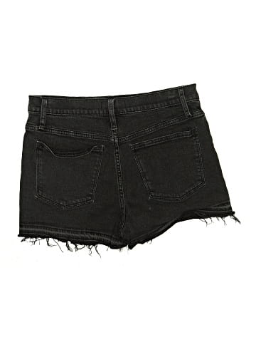 Madewell High-Rise Denim Shorts in Clint Wash: Drop-Hem Edition (view 2)