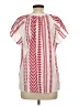 Dylan 100% Cotton Red Short Sleeve Blouse Size L - photo 2
