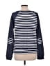Loveappella Stripes Blue Pullover Sweater Size L - photo 2