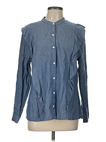 Mud Pie Long Sleeve Button-Down Shirt (view 1)