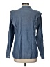Mud Pie Blue Long Sleeve Button-Down Shirt Size L - photo 2