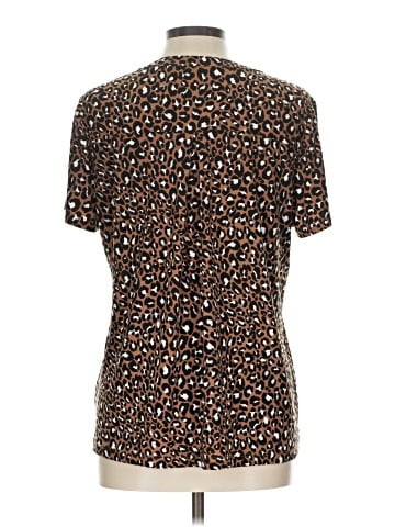 Anne Klein Short Sleeve Henley (view 2)
