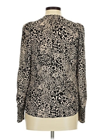 Rebecca Taylor Long Sleeve Silk Top (view 2)