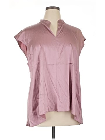 Eileen Fisher Short Sleeve Silk Top (view 1)