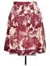 Grace Elements Floral Burgundy Casual Skirt Size 14 - photo 2