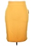 ELOQUII Solid Yellow Casual Skirt Size 22 Plus - photo 1