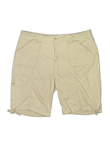 St. John's Bay Khaki Shorts (view 1)