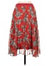 Soprano 100% Polyester Paisley Red Casual Skirt Size S (estimated) - photo 2