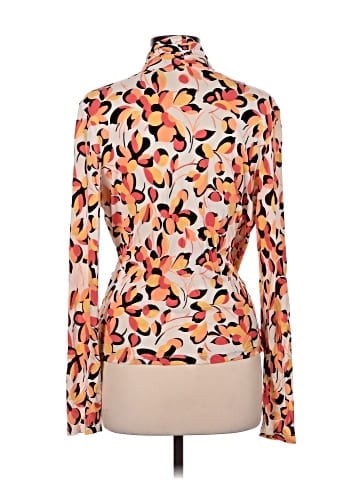 Classiques Entier Long Sleeve Silk Top (view 2)