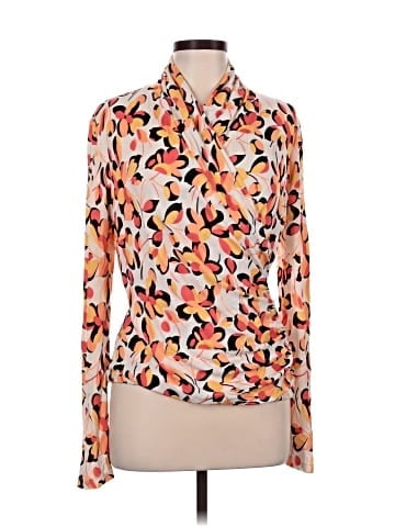 Classiques Entier Long Sleeve Silk Top (view 1)
