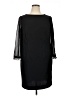 Connected Apparel Solid Black Cocktail Dress Size 14 - photo 1