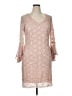 Connected Apparel 100% Polyester Pink Cocktail Dress Size 14 - photo 1