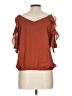 Moa Moa 100% Polyester Brown Sleeveless Blouse Size L - photo 2