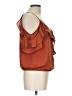 Moa Moa 100% Polyester Brown Sleeveless Blouse Size L - photo 4