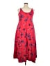 Torrid Red Casual Dress Size 2X Plus (2) - photo 2