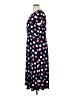 North Style Polka Dots Blue Casual Dress Size 1X - photo 5