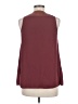 St. John Burgundy Sleeveless Blouse Size M (estimated) - photo 2