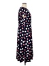 North Style Polka Dots Blue Casual Dress Size 1X - photo 4