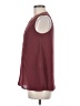 St. John Burgundy Sleeveless Blouse Size M (estimated) - photo 5