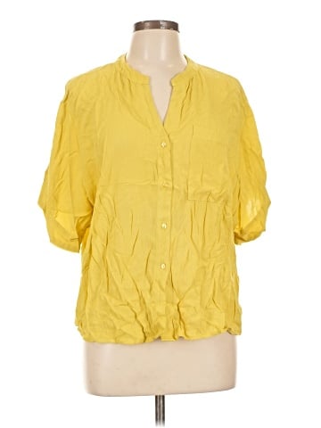 T Tahari 3/4 Sleeve Button-Down Shirt (view 1)