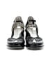 BCBGMAXAZRIA 100% Leather Black Wedges Size 7 - photo 2