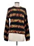 Trafaluc by Zara Chevron-herringbone Black Pullover Sweater Size M - photo 1