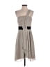 Max and Cleo 100% Polyester Solid Gray Cocktail Dress Size 6 - photo 1