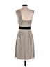 Max and Cleo 100% Polyester Solid Gray Cocktail Dress Size 6 - photo 2
