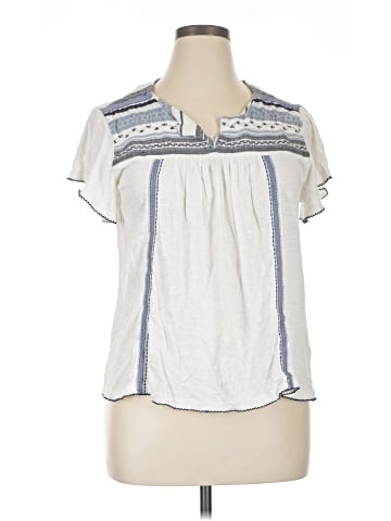 Caslon Short Sleeve Blouse (view 1)