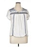 Caslon White Short Sleeve Blouse Size XL - photo 1