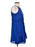 Iz Byer Solid Blue Casual Dress Size 14 - photo 4